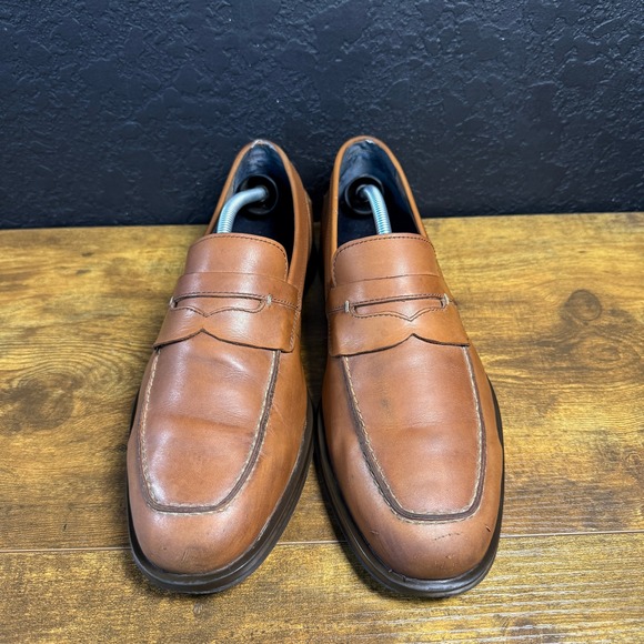 Cole Haan Grand OS C27582 Tan Leather Penny Loafers Mens 10.5 M main image 6